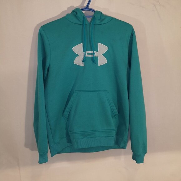 Under Armour Ladies Fleece Lined Teal Color Hoodie - Picture 1 of 6